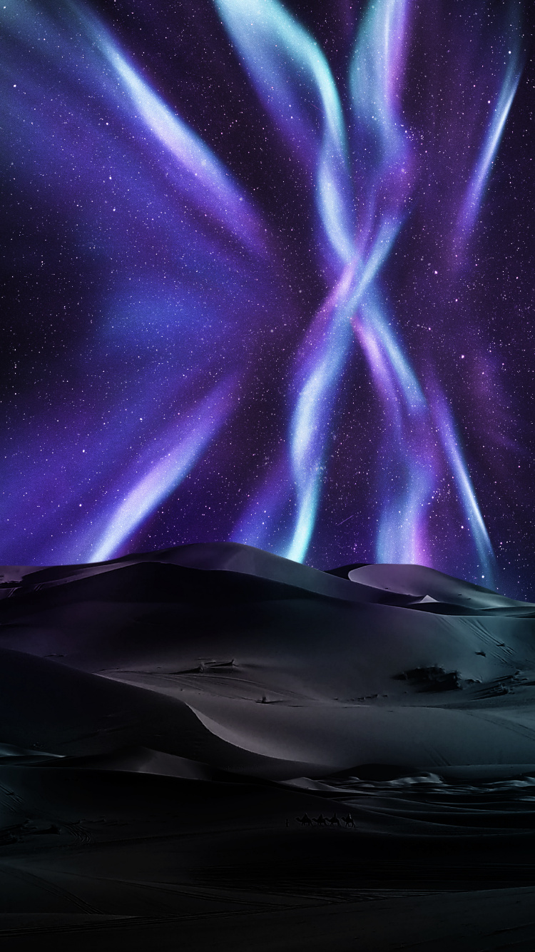 Atmosphere, Purple, Water, Art, Astronomical Object. Wallpaper in 750x1334 Resolution