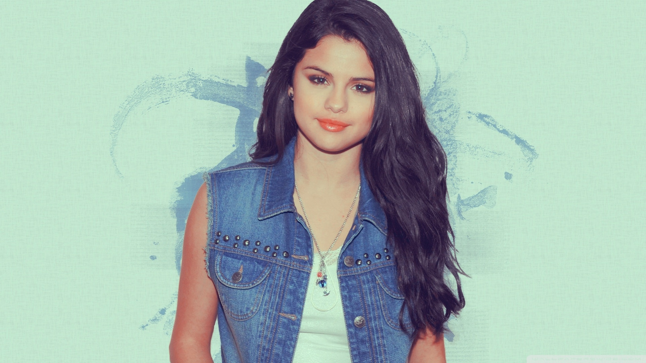 Selena Gomez, Hair, Face, Lip, Blue. Wallpaper in 1280x720 Resolution