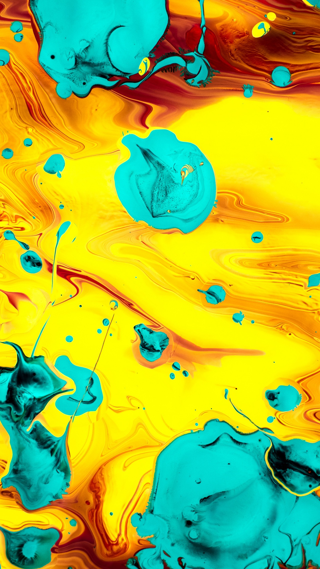 Moderne Kunst, Kunst, Gr, Blau, Natur. Wallpaper in 1080x1920 Resolution