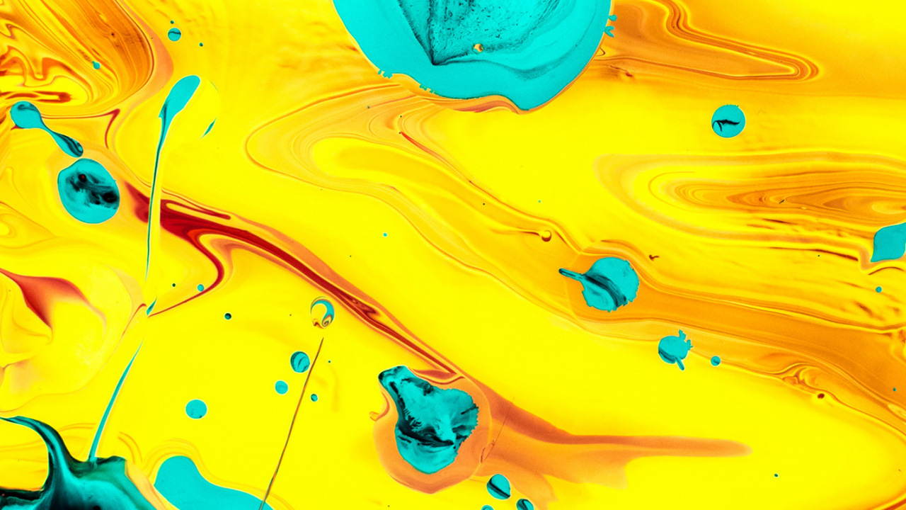 Moderne Kunst, Kunst, Gr, Blau, Natur. Wallpaper in 1280x720 Resolution