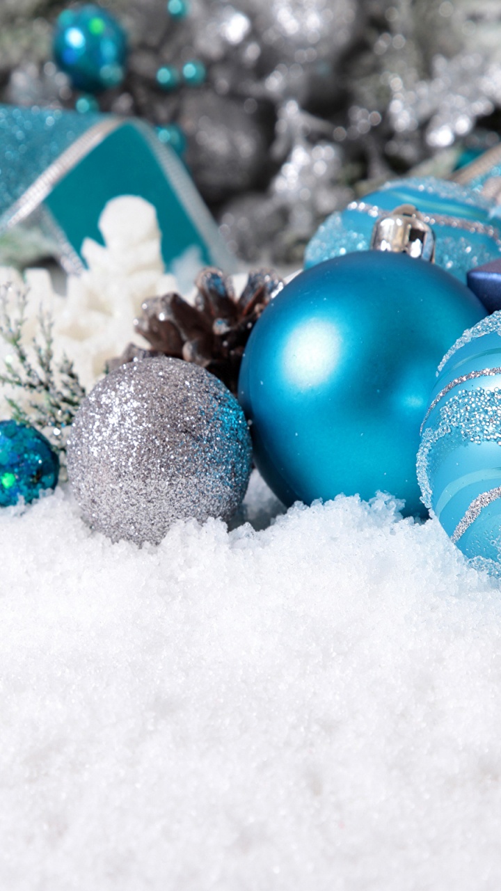 Christmas Day, Blue, Turquoise, Christmas Ornament, Christmas Decoration. Wallpaper in 720x1280 Resolution