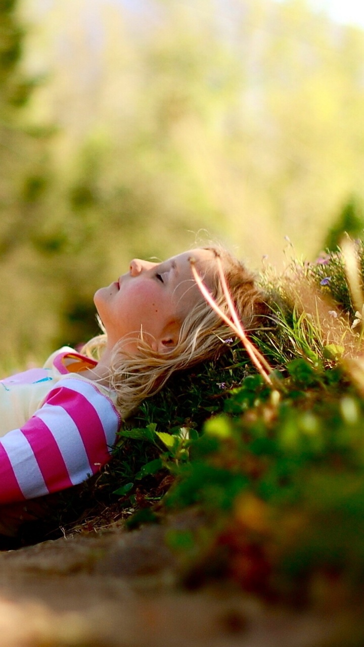 Pink, Child, Fun, Nature, Pinkie. Wallpaper in 720x1280 Resolution