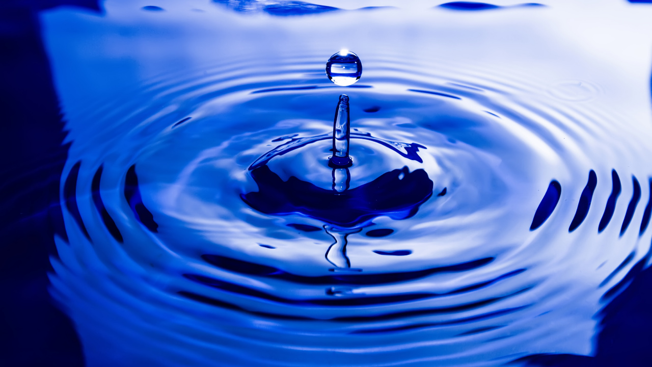 Hydrophilic in Nature, Drop, Water, Liquid, Water Resources. Wallpaper in 1280x720 Resolution