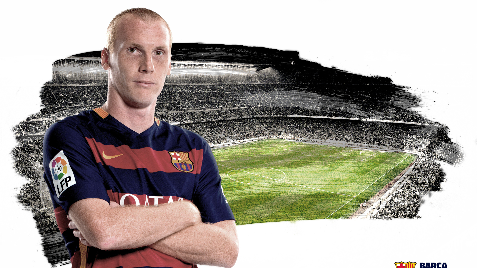 Homme en T-shirt à Col Rond Bleu et Orange Debout Sur un Terrain D'herbe Verte Pendant la Journée. Wallpaper in 1920x1080 Resolution