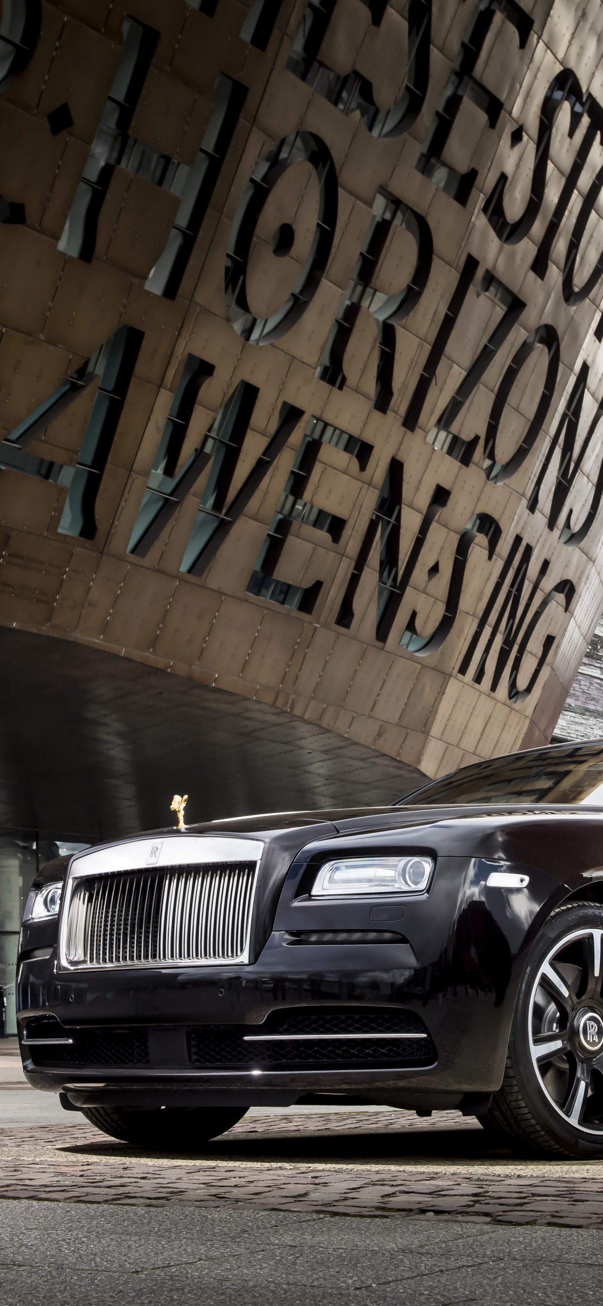 劳斯莱斯, 劳斯莱斯幽灵, 劳斯莱斯轿车, Rim, 轿车 壁纸 1242x2688 允许