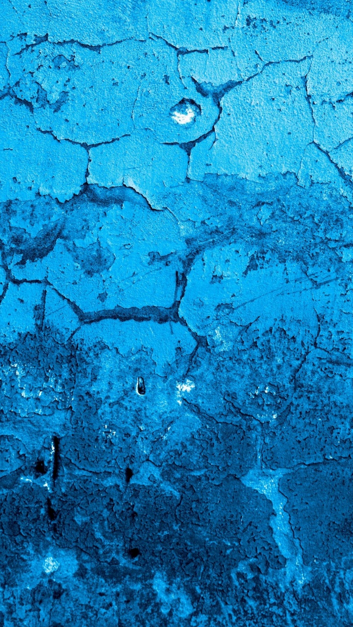 Texture, Paint, Wall, Blue, Azure. Wallpaper in 720x1280 Resolution
