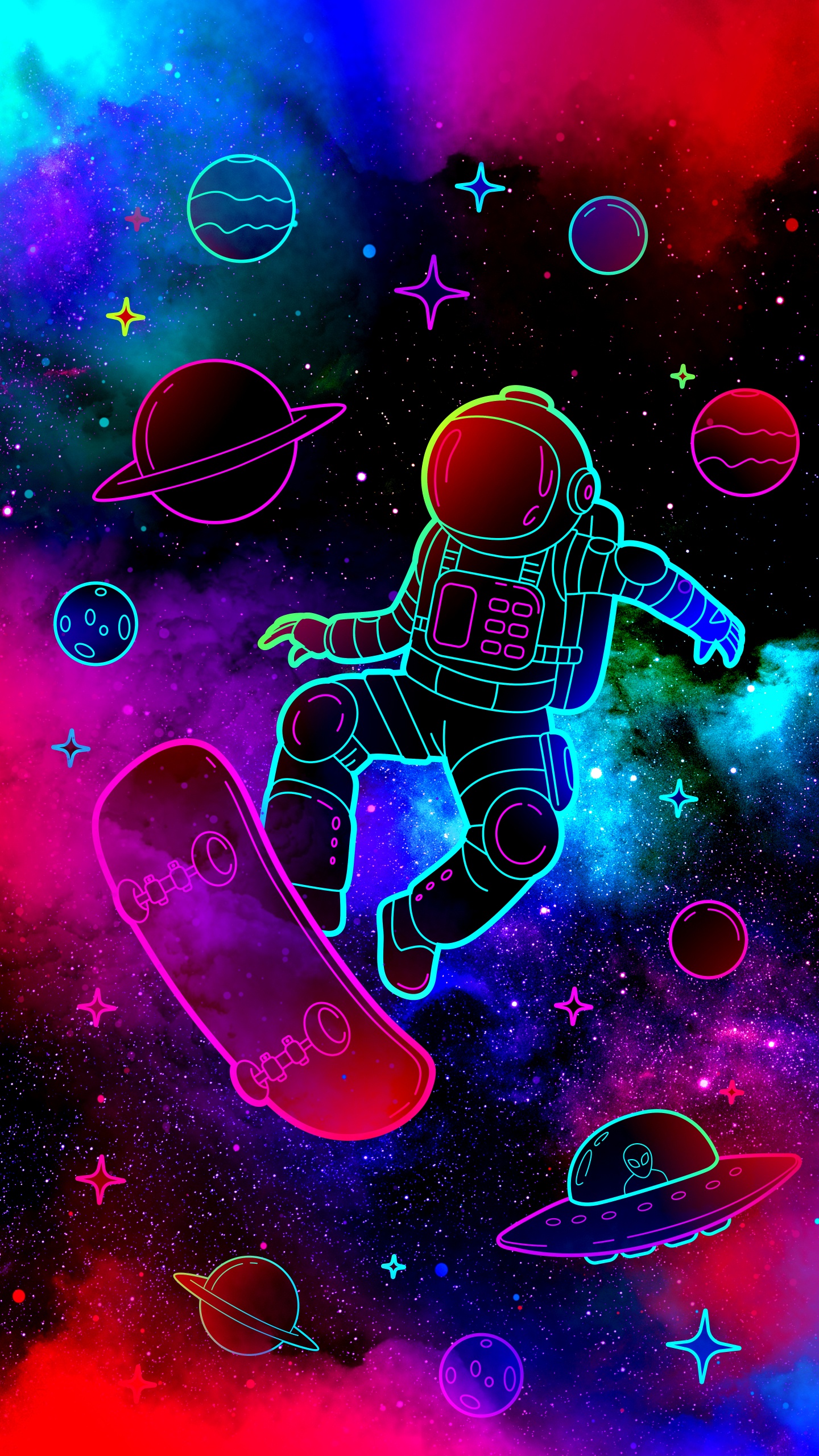 Objet Astronomique, Galaxie, Art, Sciences, Nébuleuse. Wallpaper in 1440x2560 Resolution