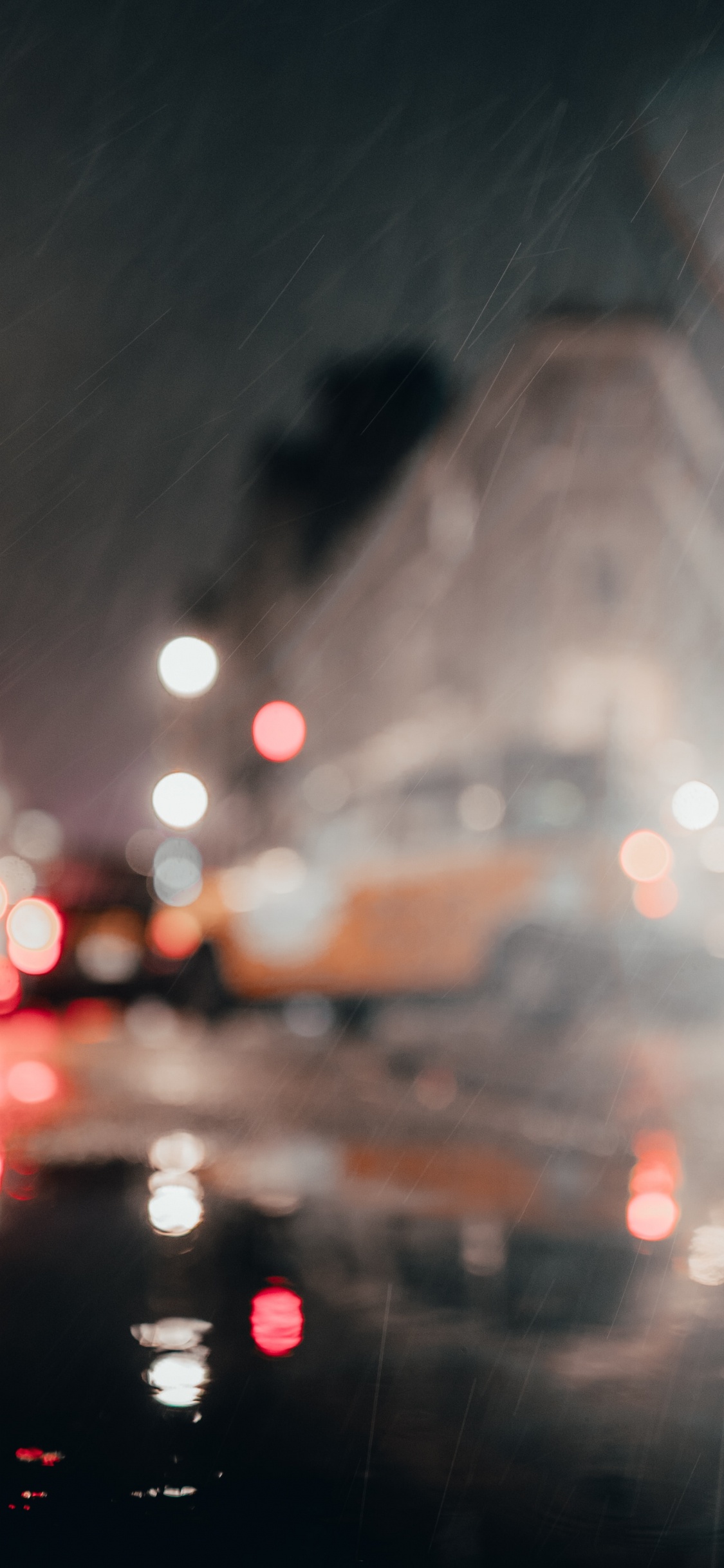 Water Droplets on Glass Window. Wallpaper in 1125x2436 Resolution