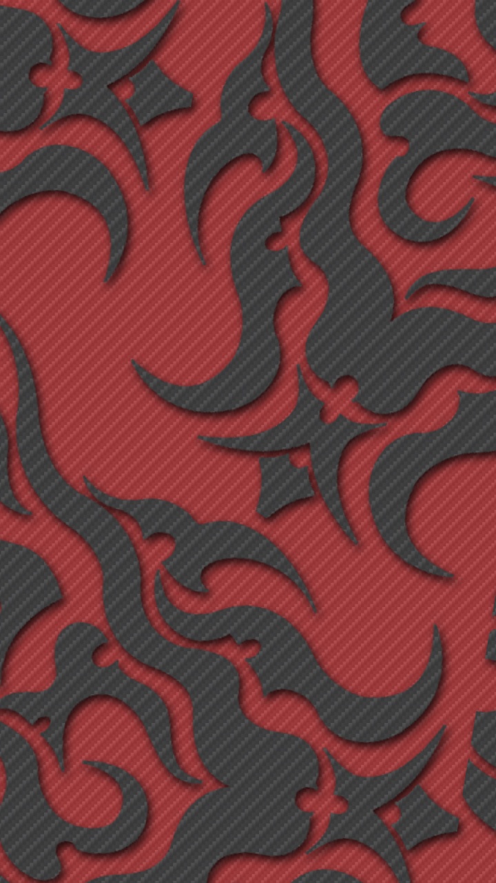 Red and Black Zebra Pattern Textile. Wallpaper in 720x1280 Resolution