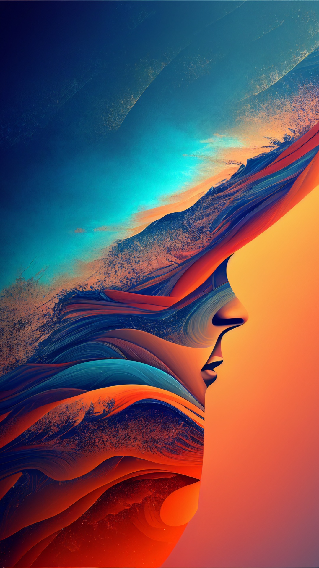 Download A colorful abstract landscape Wallpaper | Wallpapers.com