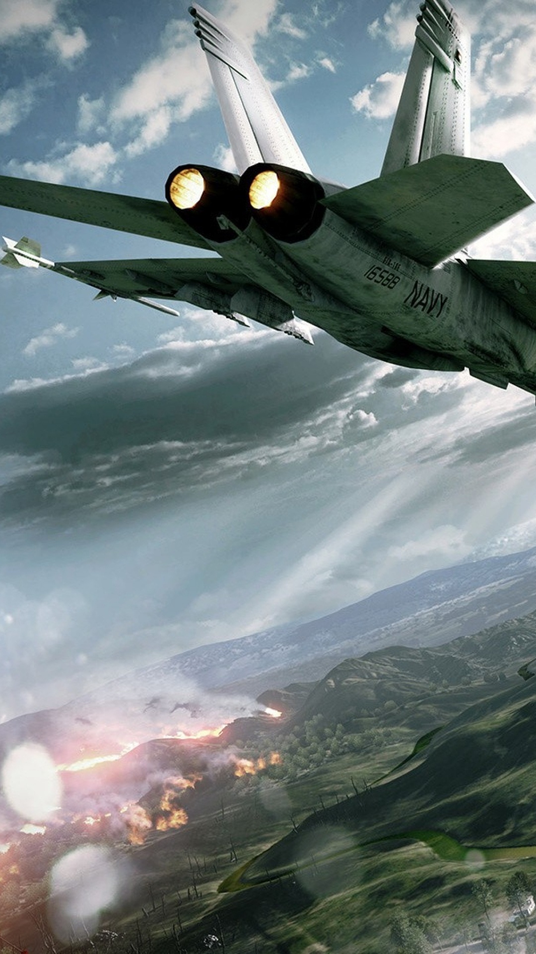 Avión a Reacción Blanco y Negro Sobrevolando el Campo de Hierba Verde Durante el Día. Wallpaper in 1080x1920 Resolution