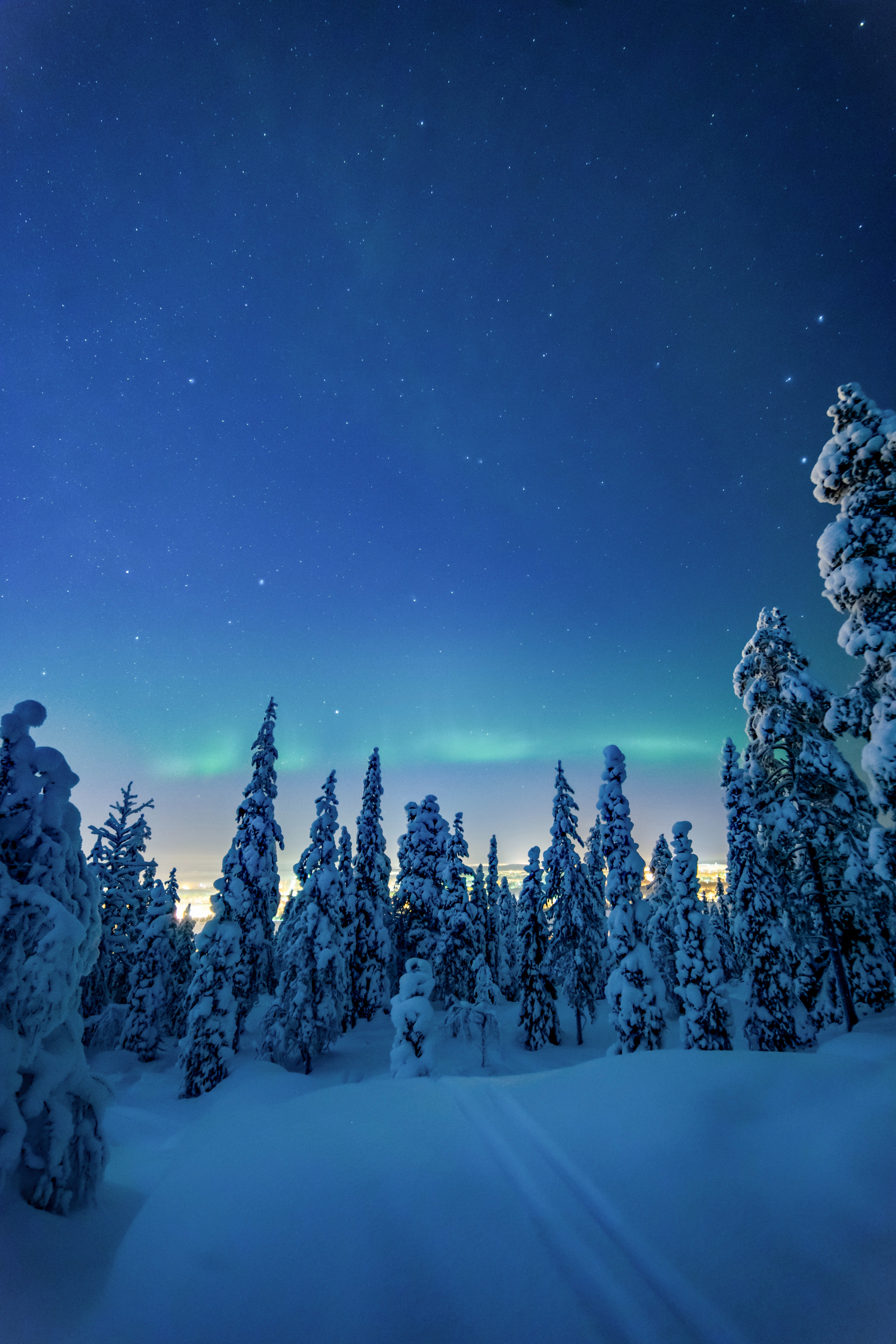 invierno noche naturaleza fondos de pantalla
