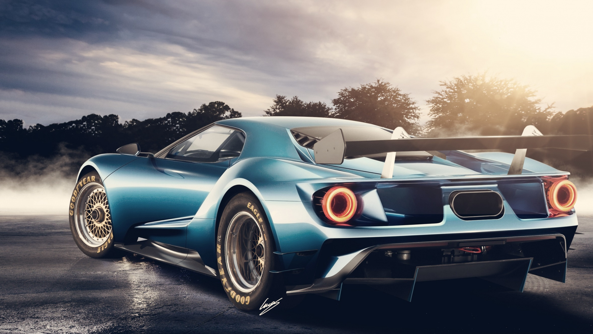 Silberner Porsche 911 Tagsüber Unterwegs. Wallpaper in 1920x1080 Resolution