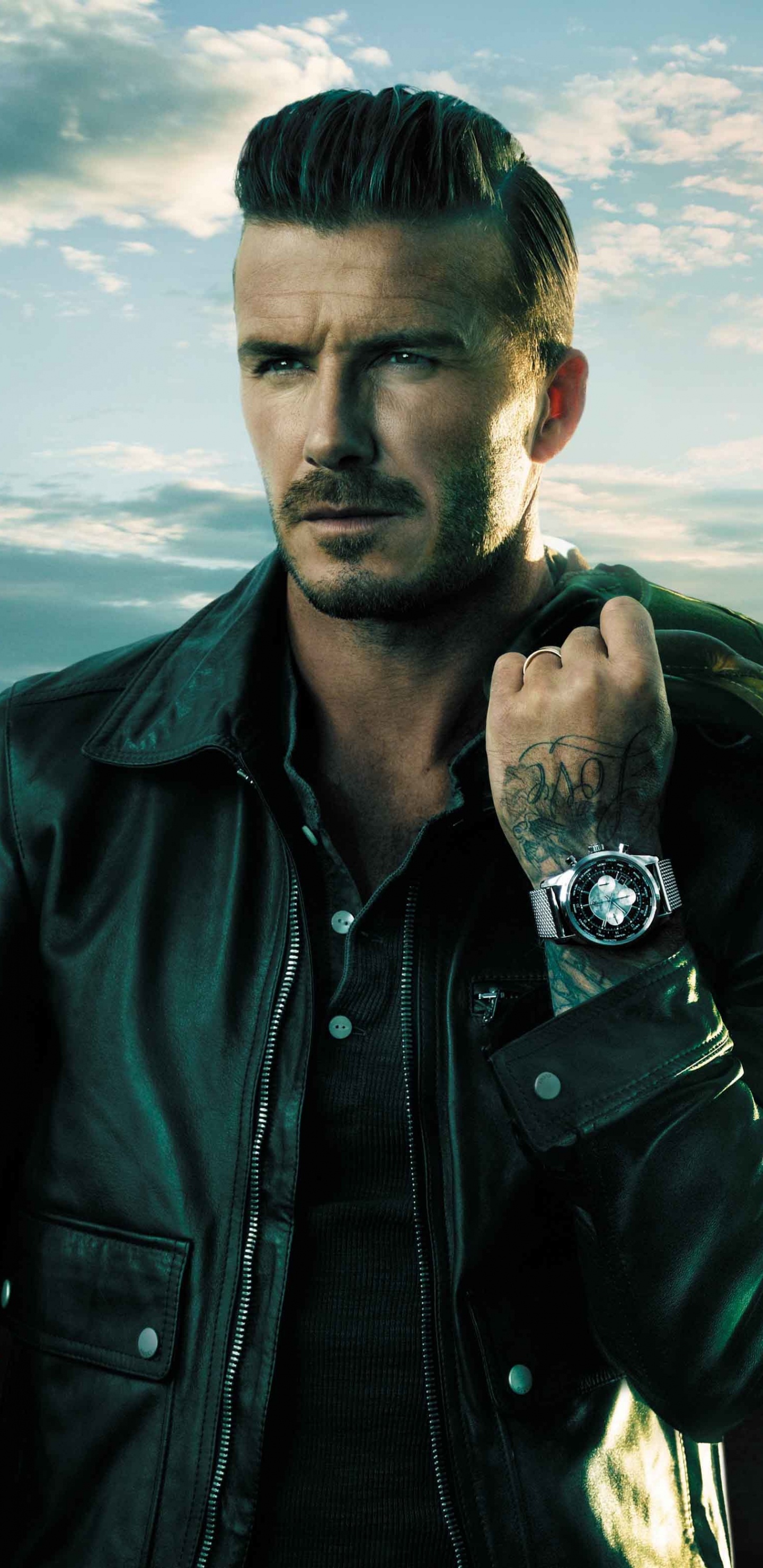 David Beckham, Breitling SA, Génie Aérospatial, Avion, Air Voyage. Wallpaper in 1440x2960 Resolution