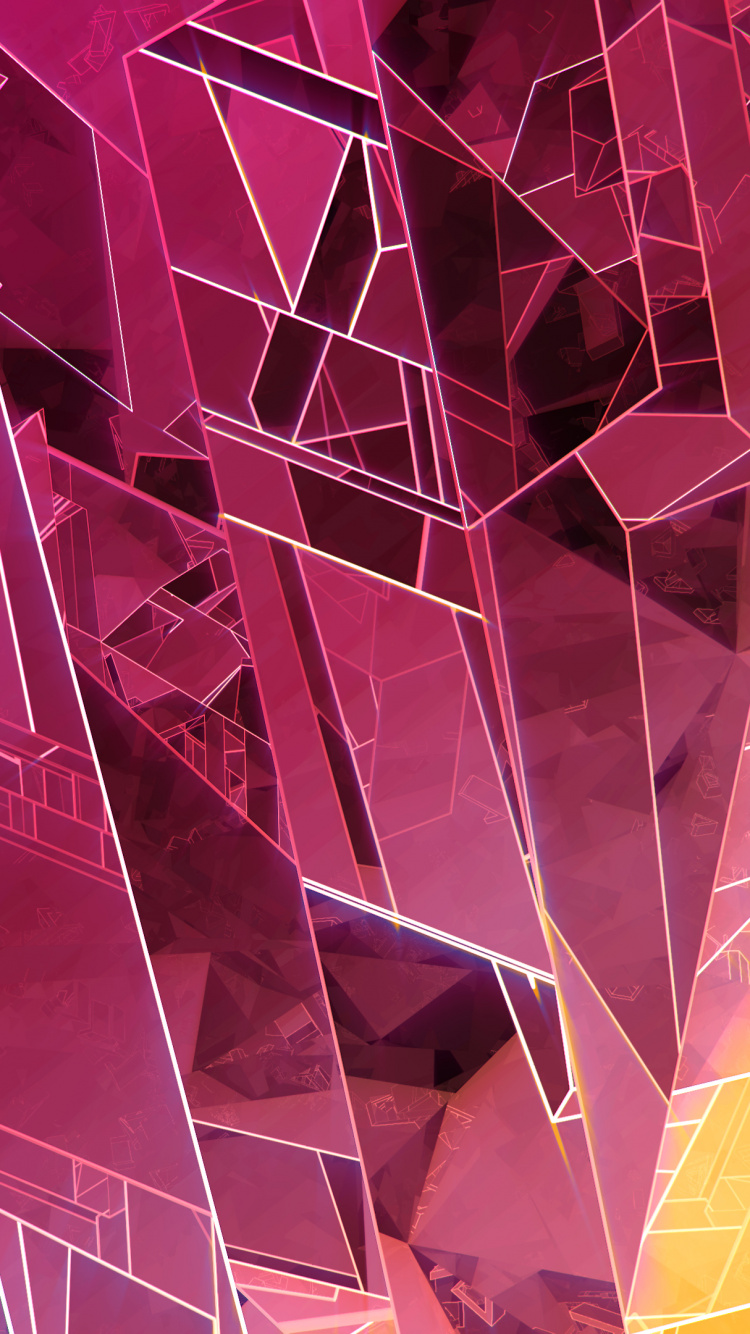 粉红色, 紫色的, 红色的, 品红色, 紫罗兰色 壁纸 750x1334 允许