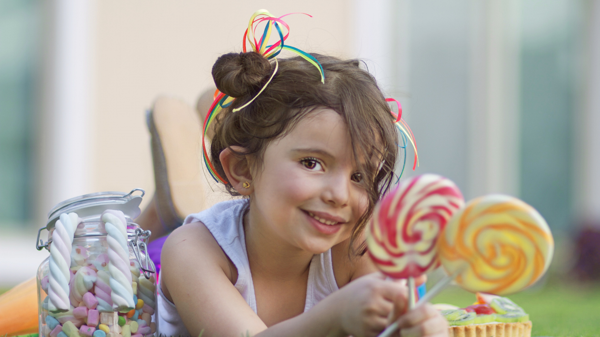 儿童, 的孩子, 微笑, 乐趣, 婴儿 壁纸 1920x1080 允许