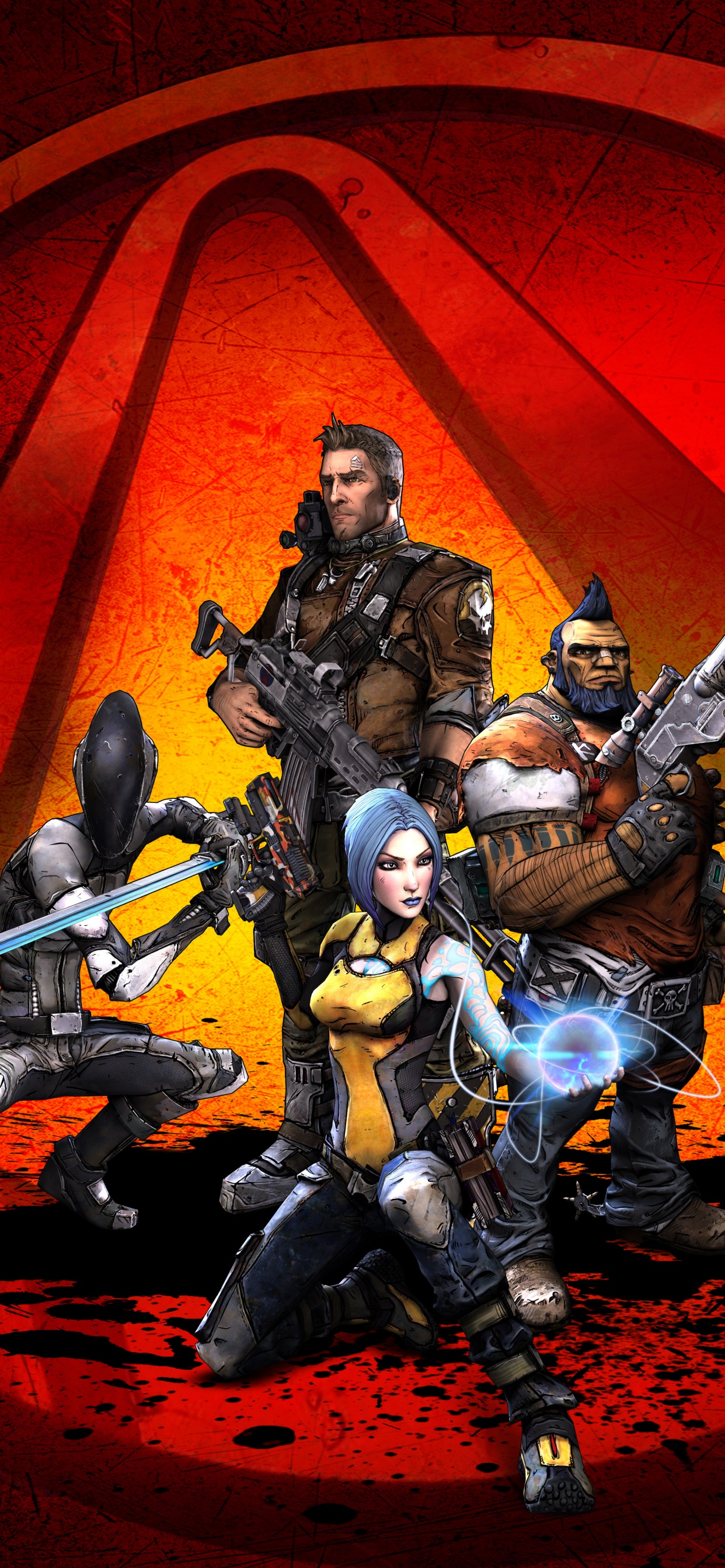 Borderlands 2, Illustration, Grafik-design, Carmine, Action-Figur. Wallpaper in 1242x2688 Resolution