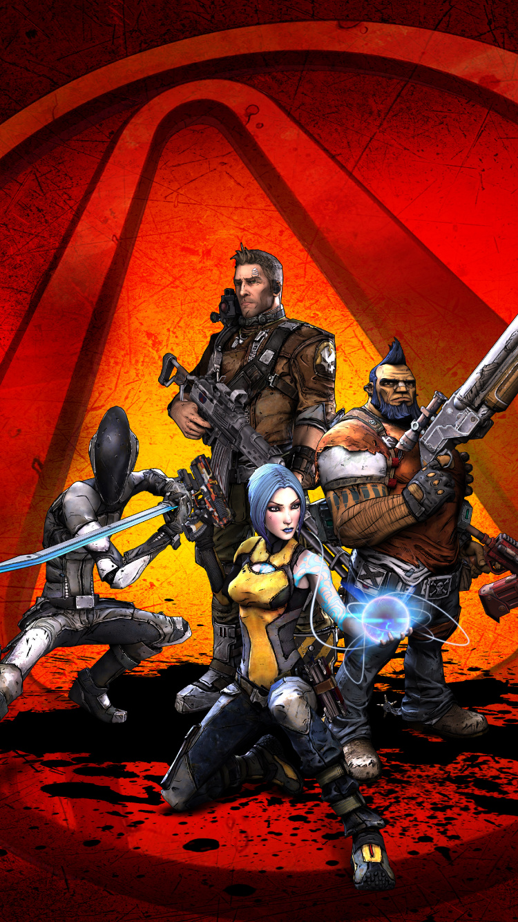 Borderlands 2, Illustration, Grafik-design, Carmine, Action-Figur. Wallpaper in 750x1334 Resolution