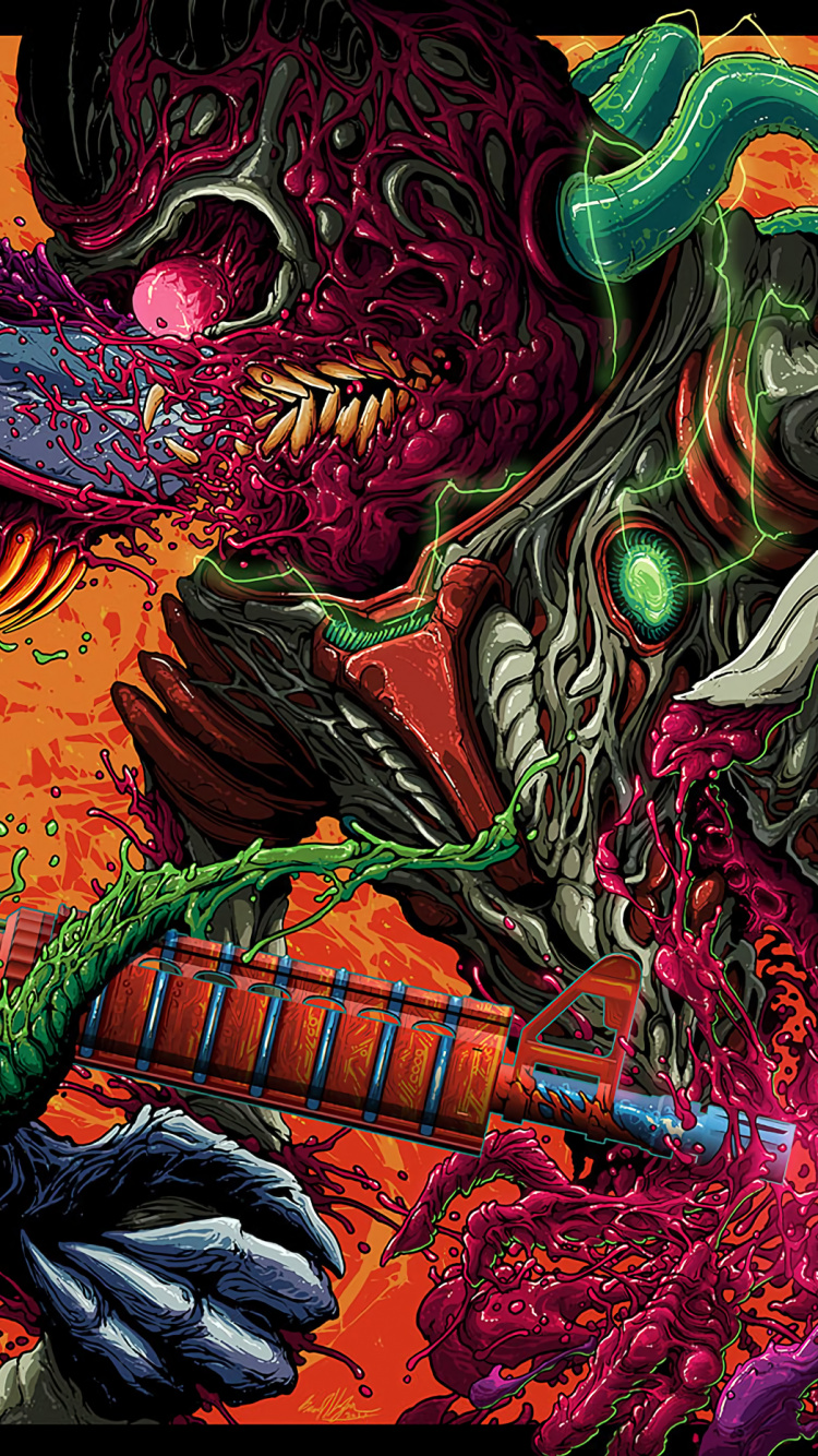 Brock Hofer, Arte Digital, Obra de Arte, Arte, Magenta. Wallpaper in 750x1334 Resolution