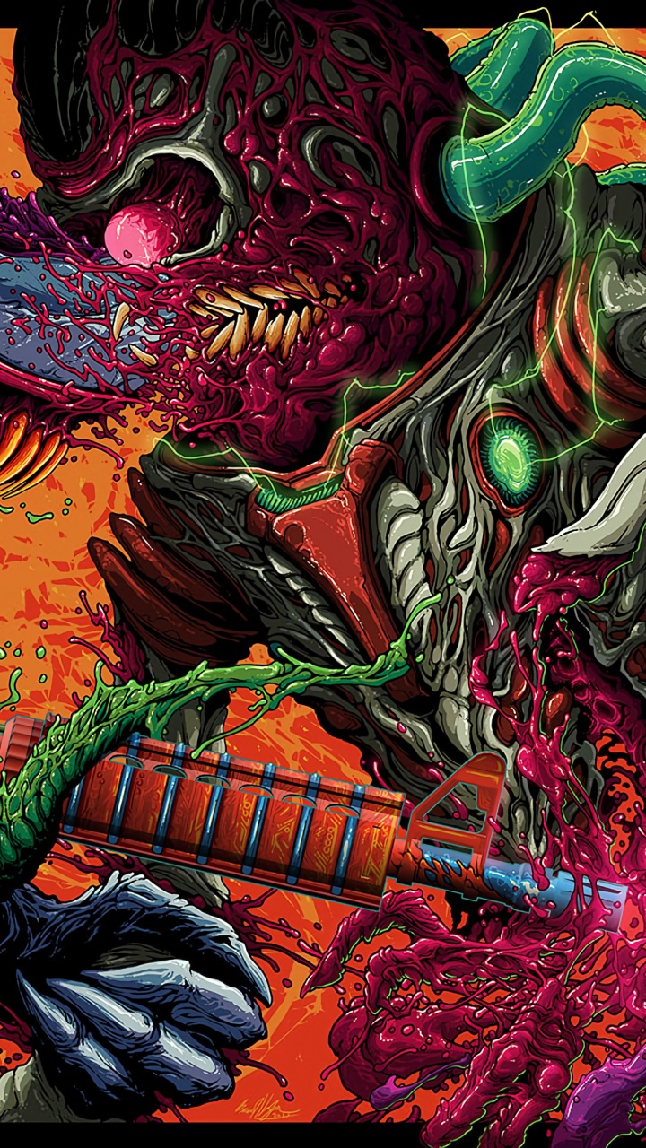 Brock Hofer, L'art Numérique, le Travail de L'art, Art, Magenta. Wallpaper in 720x1280 Resolution