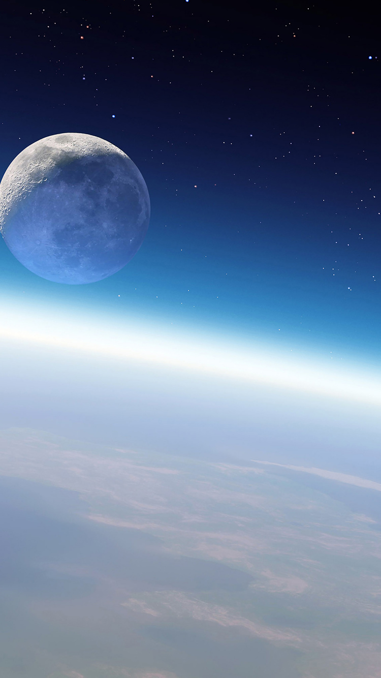 Ios, Manzana, Ambiente, Luna, Objeto Astronómico. Wallpaper in 750x1334 Resolution