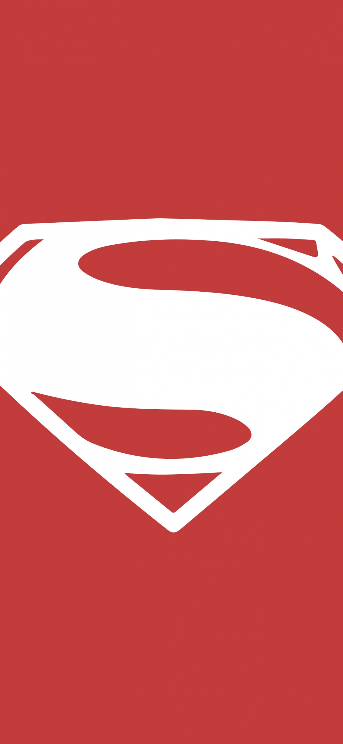 超人的标志, 红色的, 心脏, Dc漫画, 超级英雄 壁纸 1125x2436 允许