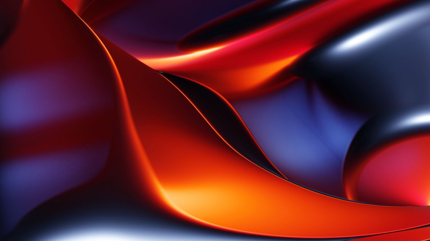 Orange, Painting, Graphics, Black and White, Automotive Lighting. Wallpaper in 1366x768 Resolution