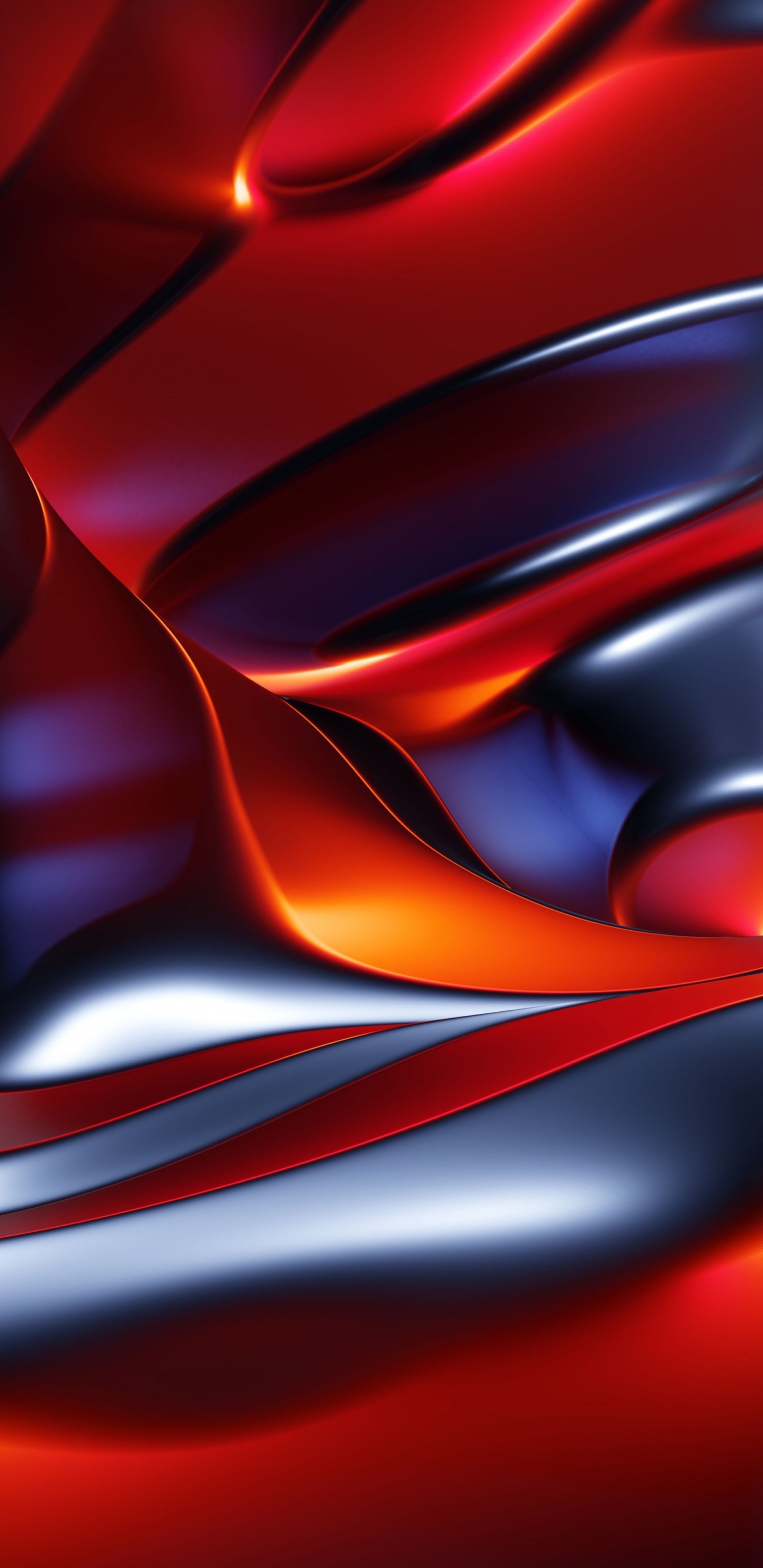 Orange, Painting, Graphics, Black and White, Automotive Lighting. Wallpaper in 1440x2960 Resolution