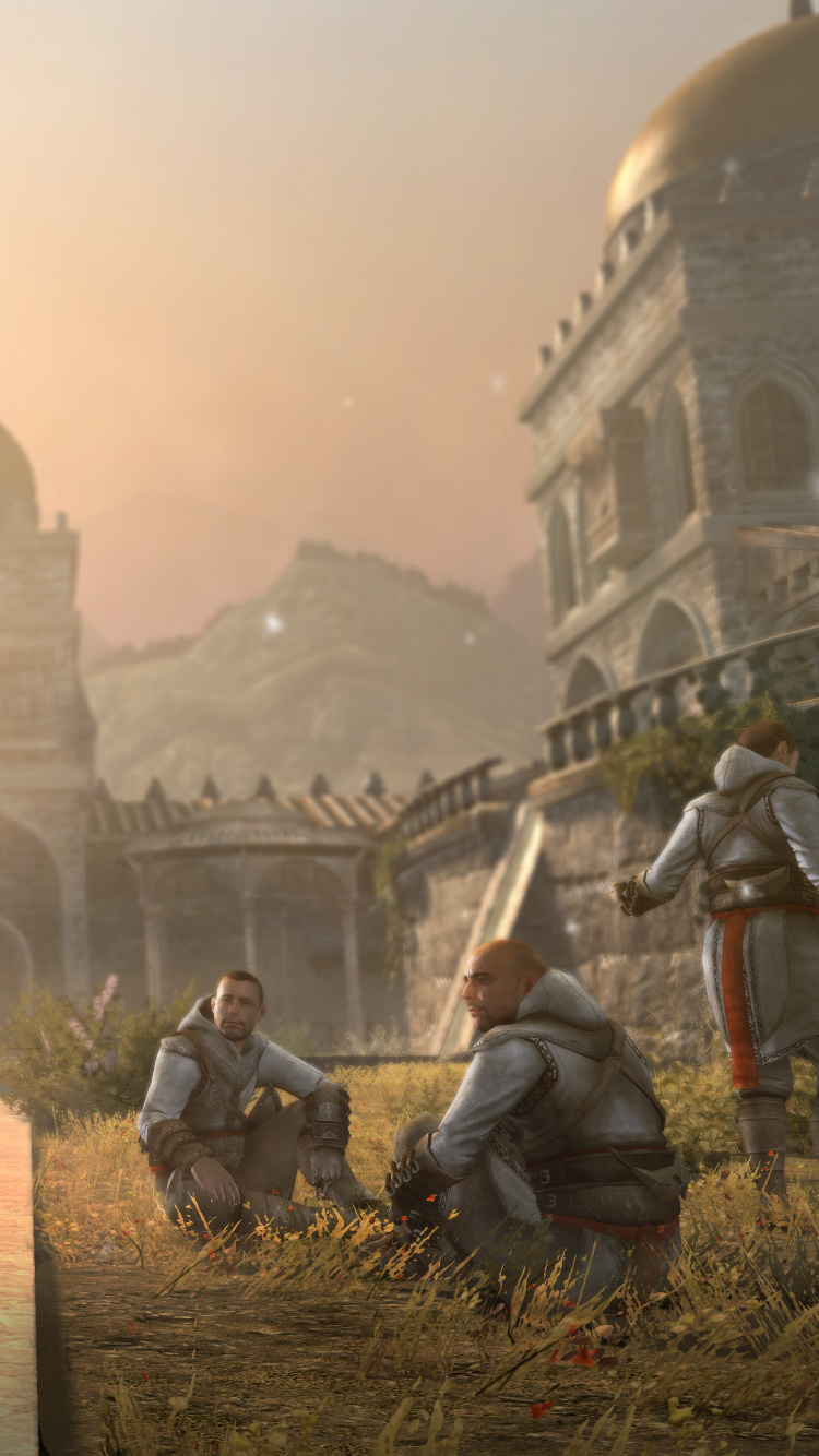 Assassins Creed Revelations, Assassins Creed la Hermandad, Masyaf, Altar De Ibn-LaAhad, Ezio Auditore. Wallpaper in 750x1334 Resolution