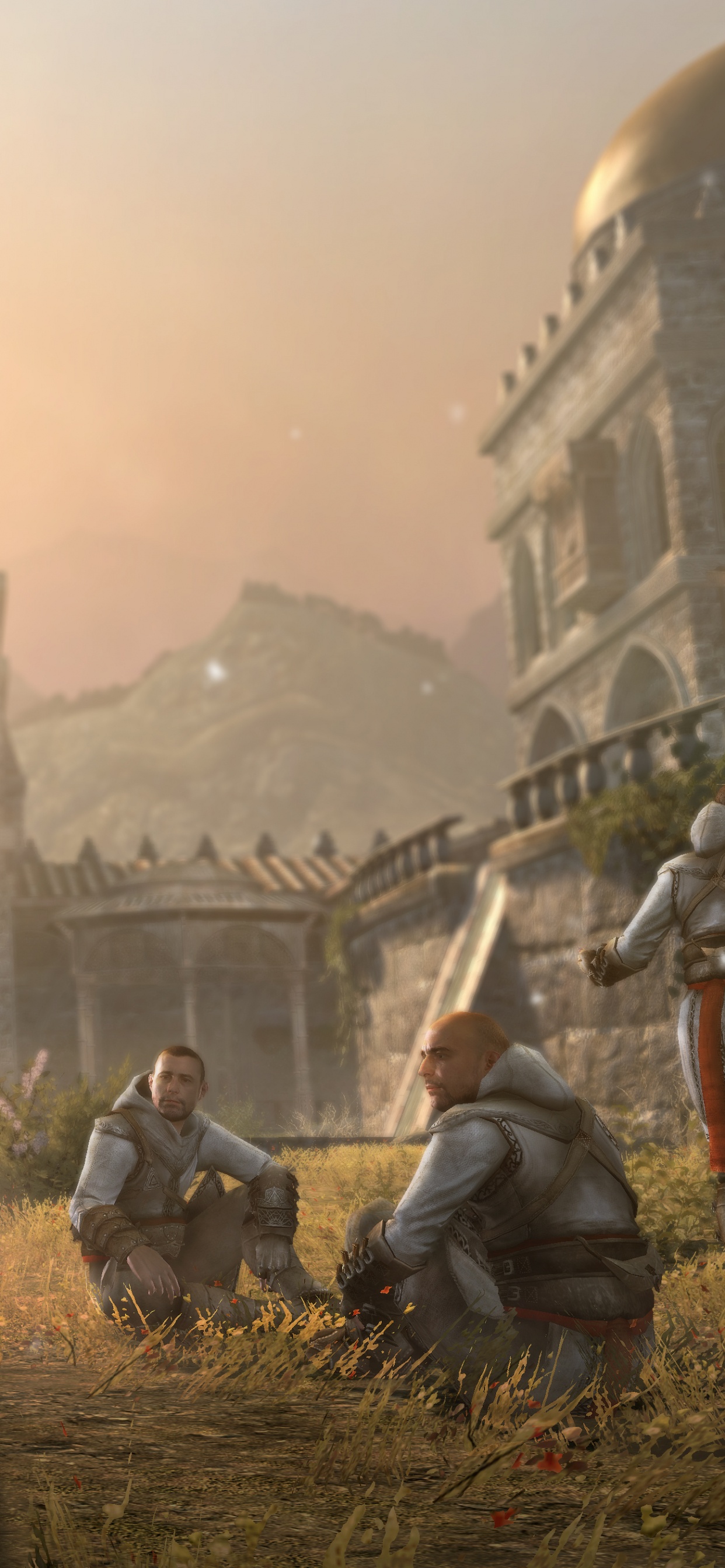 Assassins Creed Revelations, Assassins Creed Brotherhood, Masyaf, Autel Ibn-LaAhad, Ezio Auditore. Wallpaper in 1242x2688 Resolution