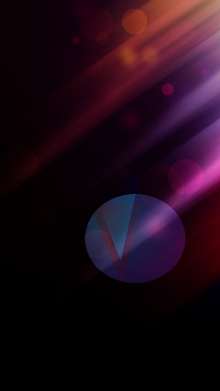 Red and Yellow Light Streaks. Wallpaper in 720x1280 Resolution