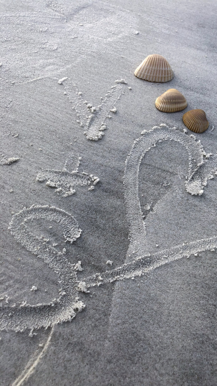 Sand, Water, Grey, Beach, Tar. Wallpaper in 750x1334 Resolution