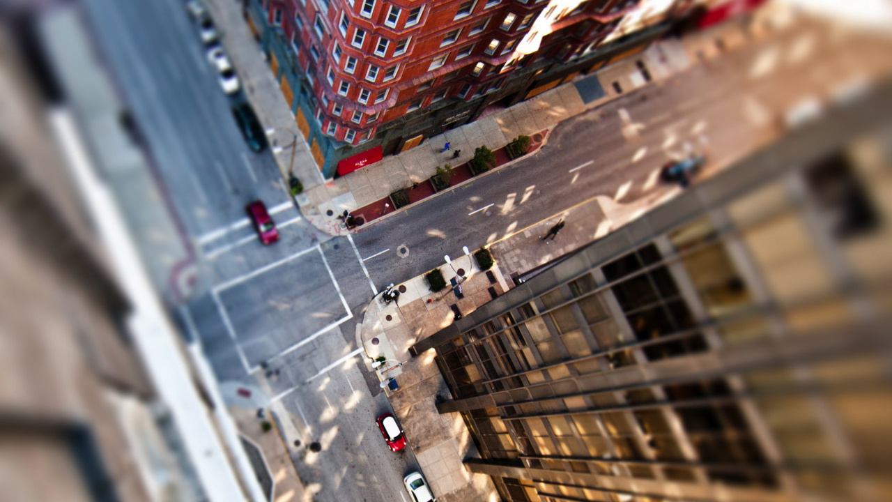Building, Flatiron Building, Art, Wood, Tints and Shades. Wallpaper in 1280x720 Resolution