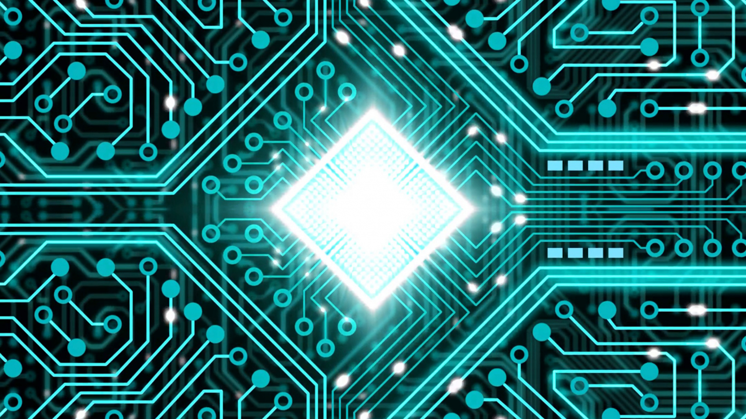 Grünes Und Schwarzes Stammesmuster. Wallpaper in 2560x1440 Resolution