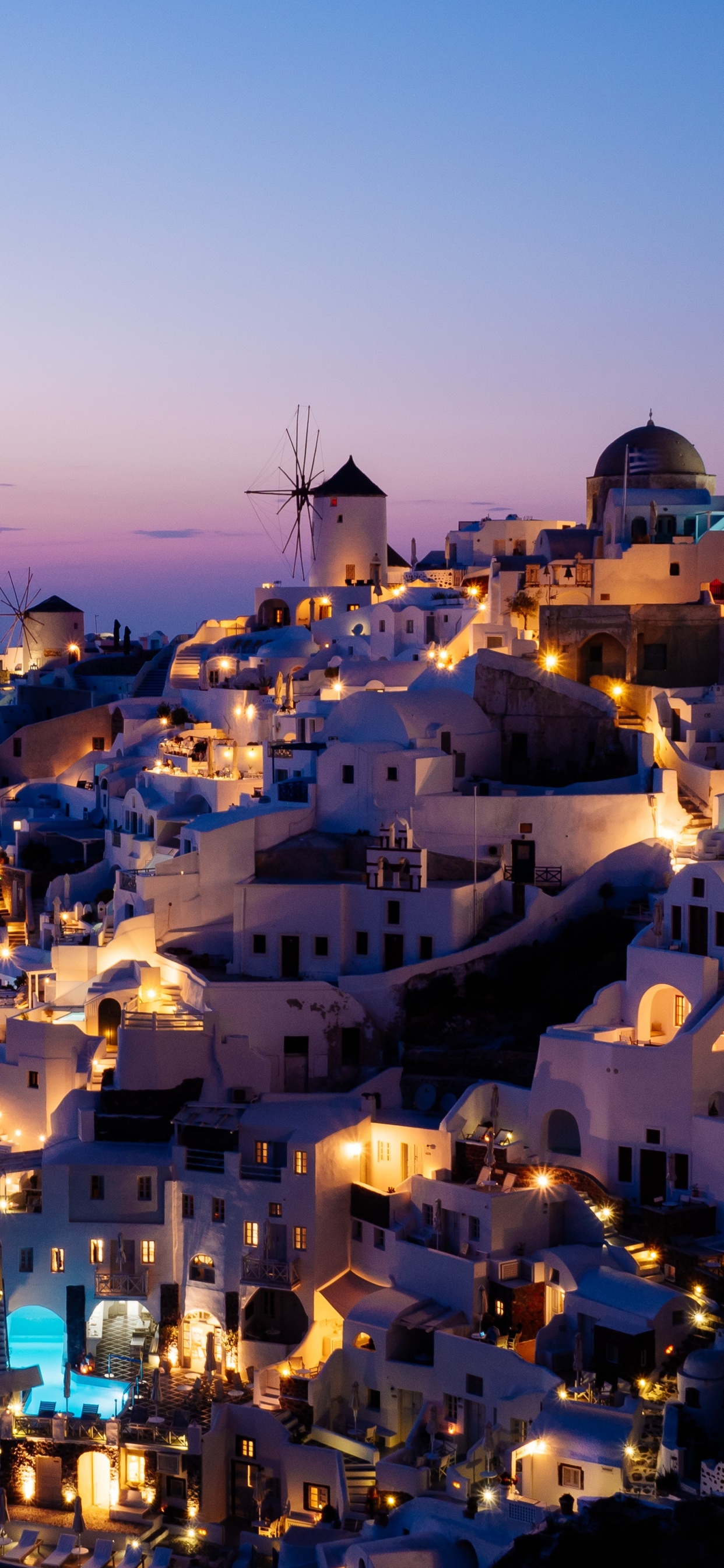 Natürlich, Reise, Stadt, Nacht, Meer. Wallpaper in 1242x2688 Resolution