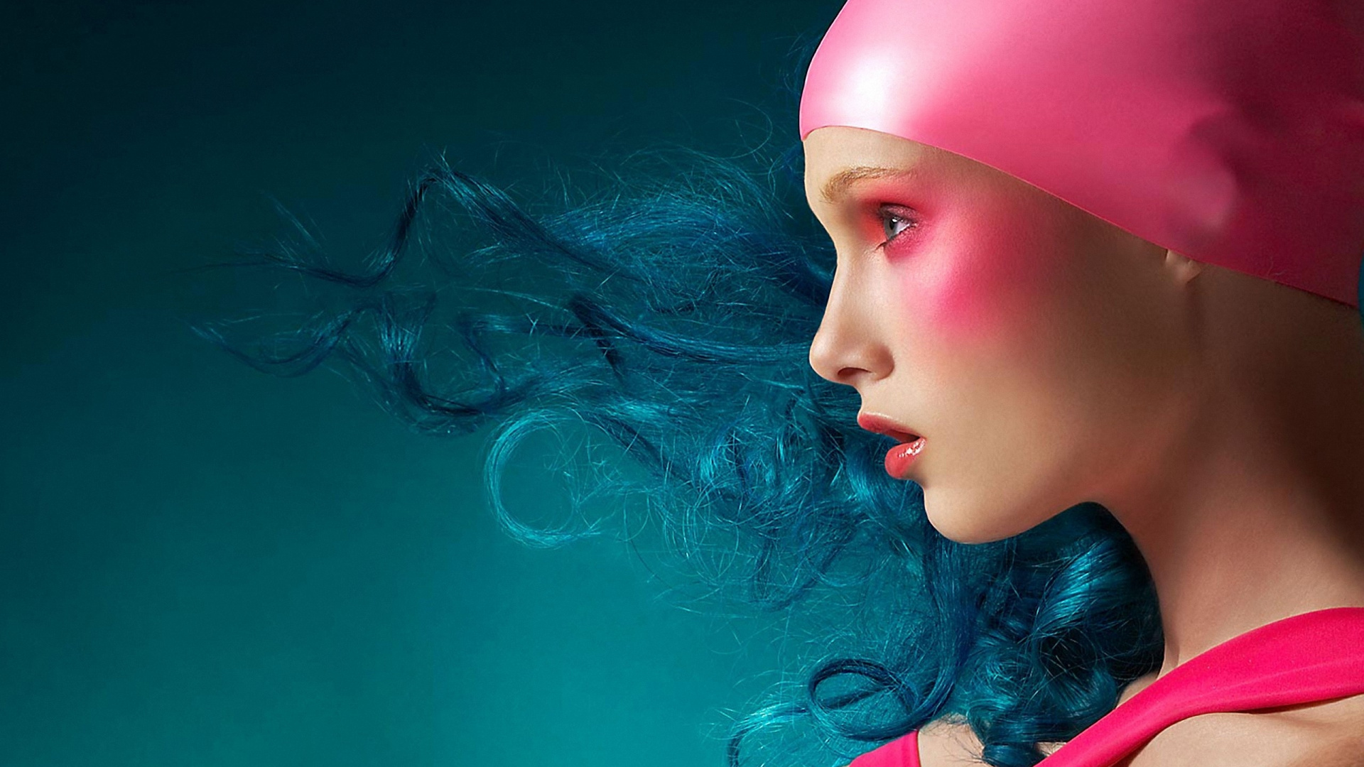 Beauté, Sous-marin, Photographie de Mode, Blue, Photographe. Wallpaper in 1920x1080 Resolution