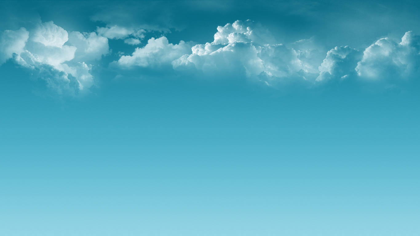 Weiße Wolken Und Blauer Himmel Tagsüber. Wallpaper in 1366x768 Resolution