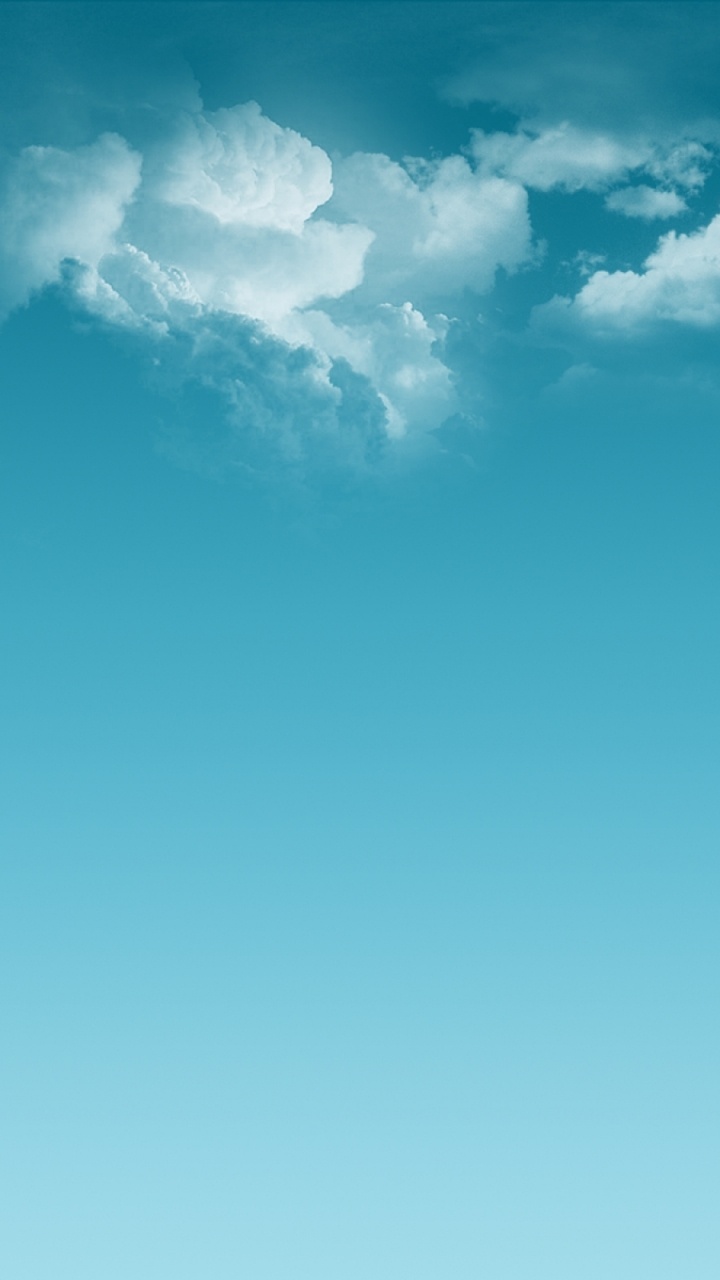 Weiße Wolken Und Blauer Himmel Tagsüber. Wallpaper in 720x1280 Resolution