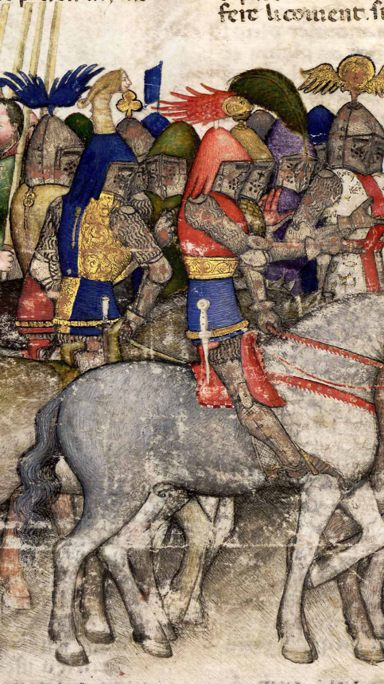 中世纪, 艺术, 包动物, 传奇, 绘画 壁纸 750x1334 允许