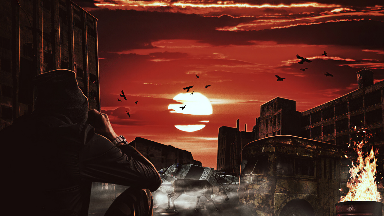 Ambiente, Edificio, Naturaleza, Atardecer, Naranja. Wallpaper in 1280x720 Resolution