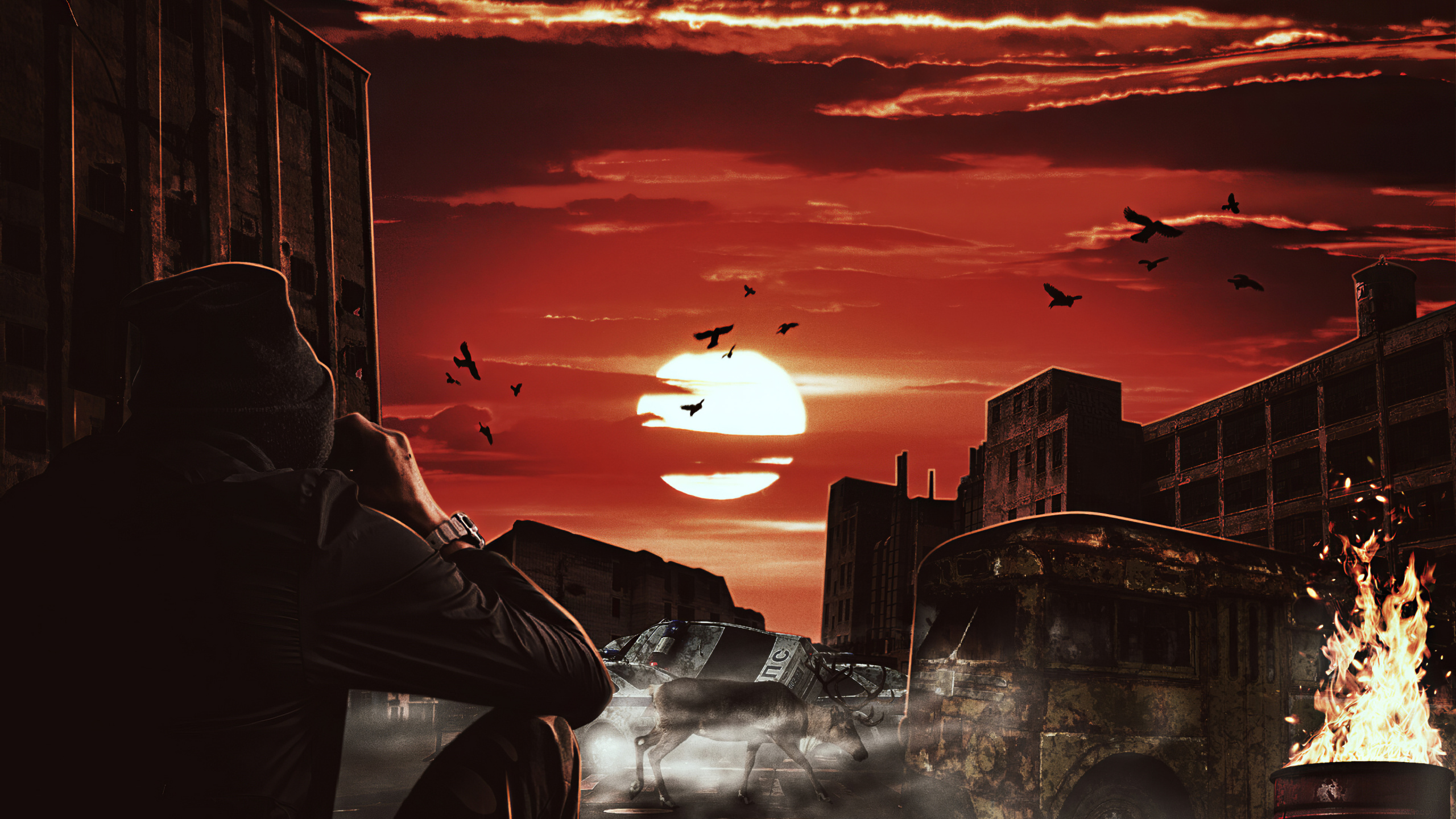 Cloud, Atmosphäre, Gebäude, Natur, Orange. Wallpaper in 2560x1440 Resolution