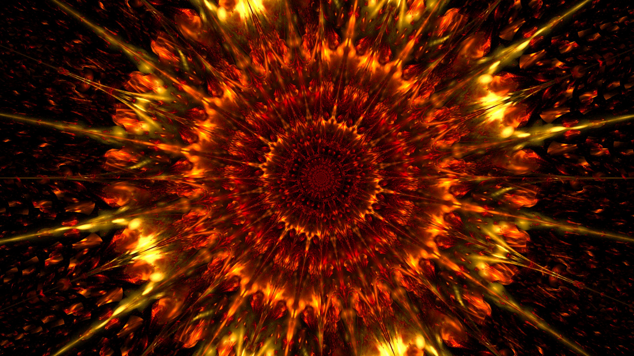 Gelbes Und Rotes Rundes Licht. Wallpaper in 1280x720 Resolution