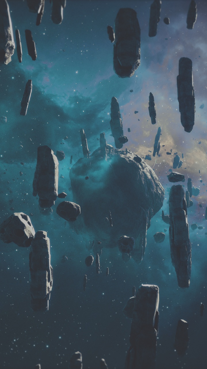 小行星, 宇宙, 文本, 艺术, 图形设计 壁纸 720x1280 允许