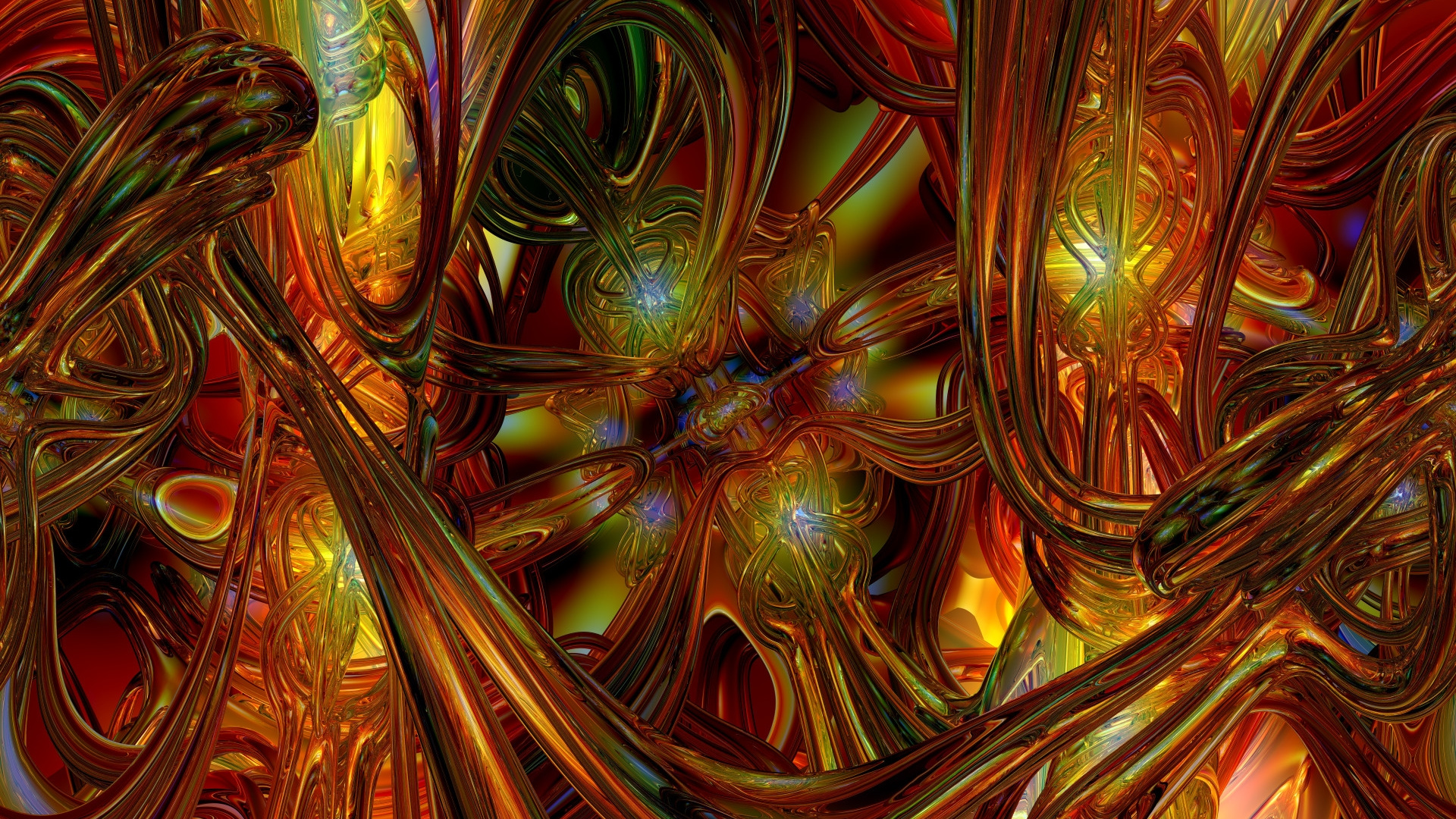 分形技术, 迷幻术, 对称, 移动电话的 壁纸 1920x1080 允许