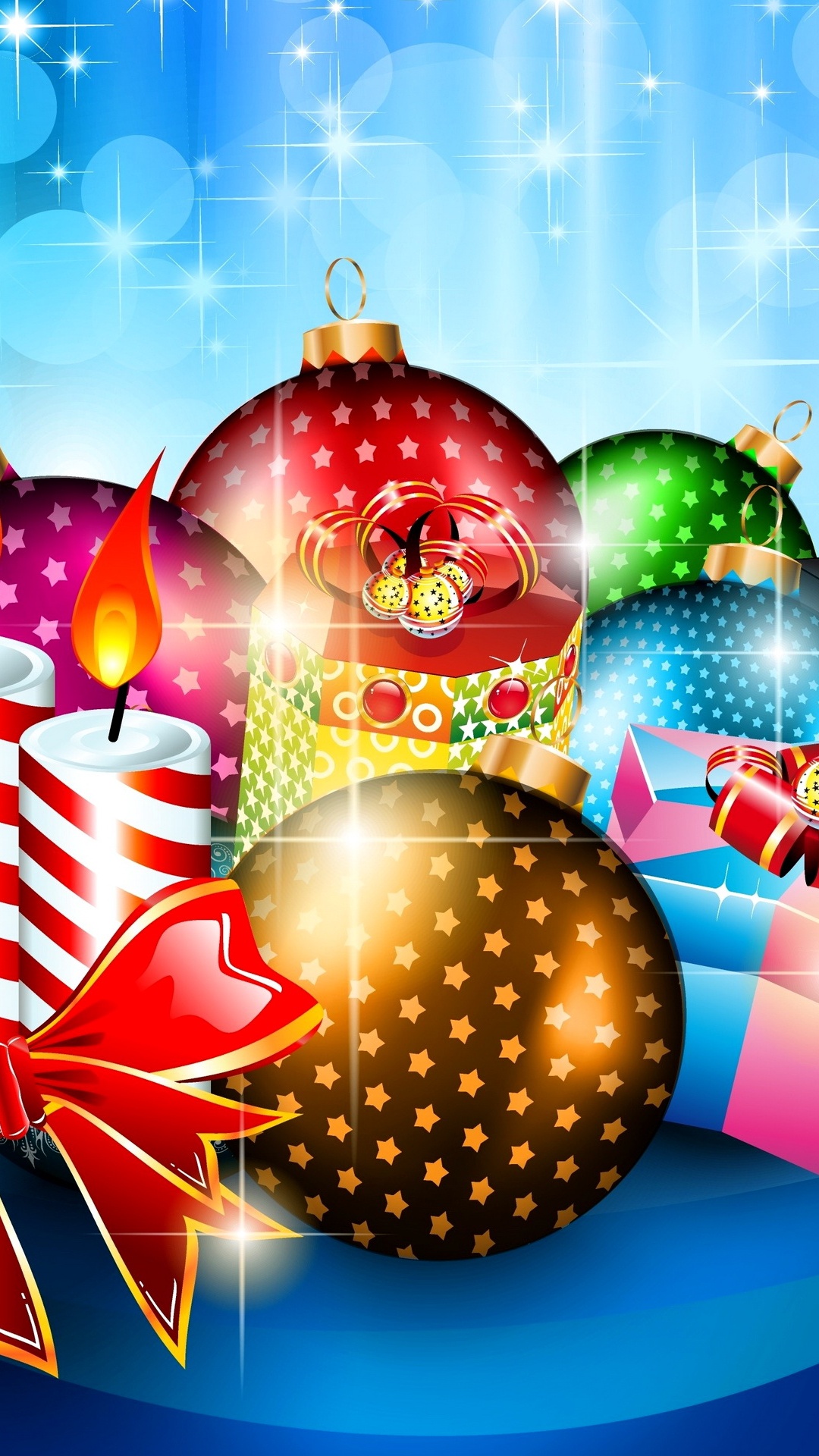 Vector Graphics, Christmas Day, Illustration, Christmas Card, Christmas Decoration. Wallpaper in 1080x1920 Resolution