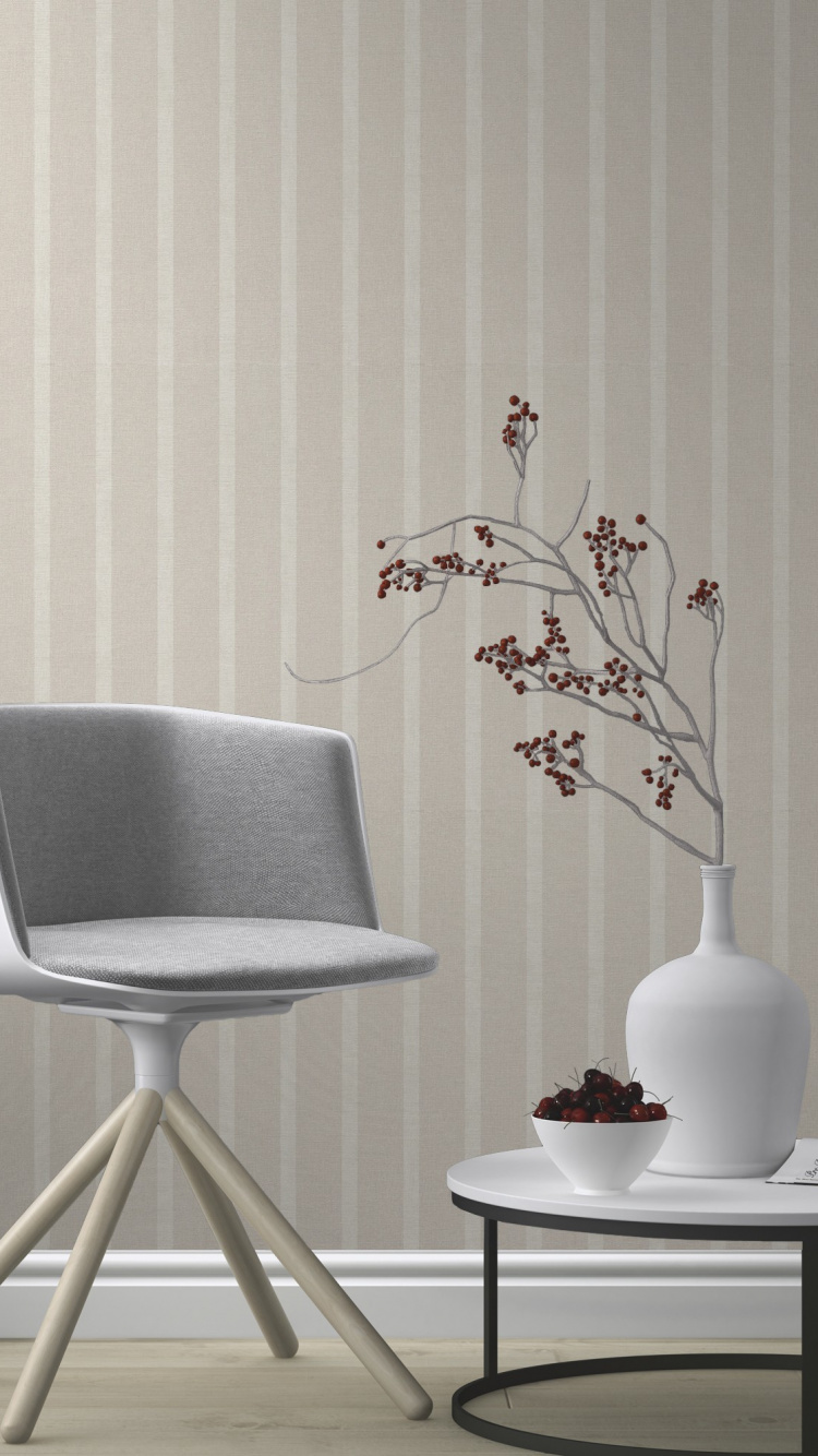 Chaise Grise et Blanche à Côté du Mur Blanc. Wallpaper in 750x1334 Resolution