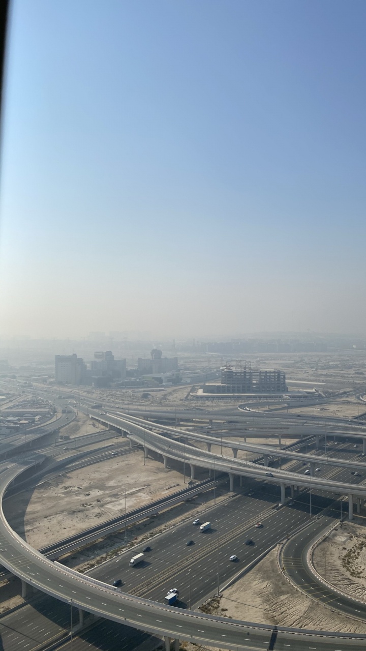 鸟瞰图, 运输, 基础设施, 街, 城市 壁纸 720x1280 允许