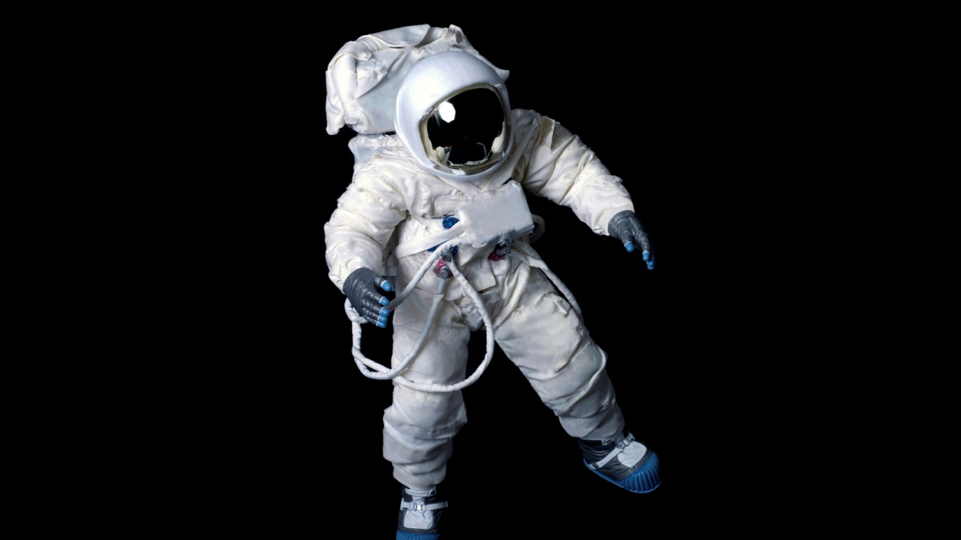 Person in Weißer Und Schwarzer Gasmaske. Wallpaper in 1366x768 Resolution