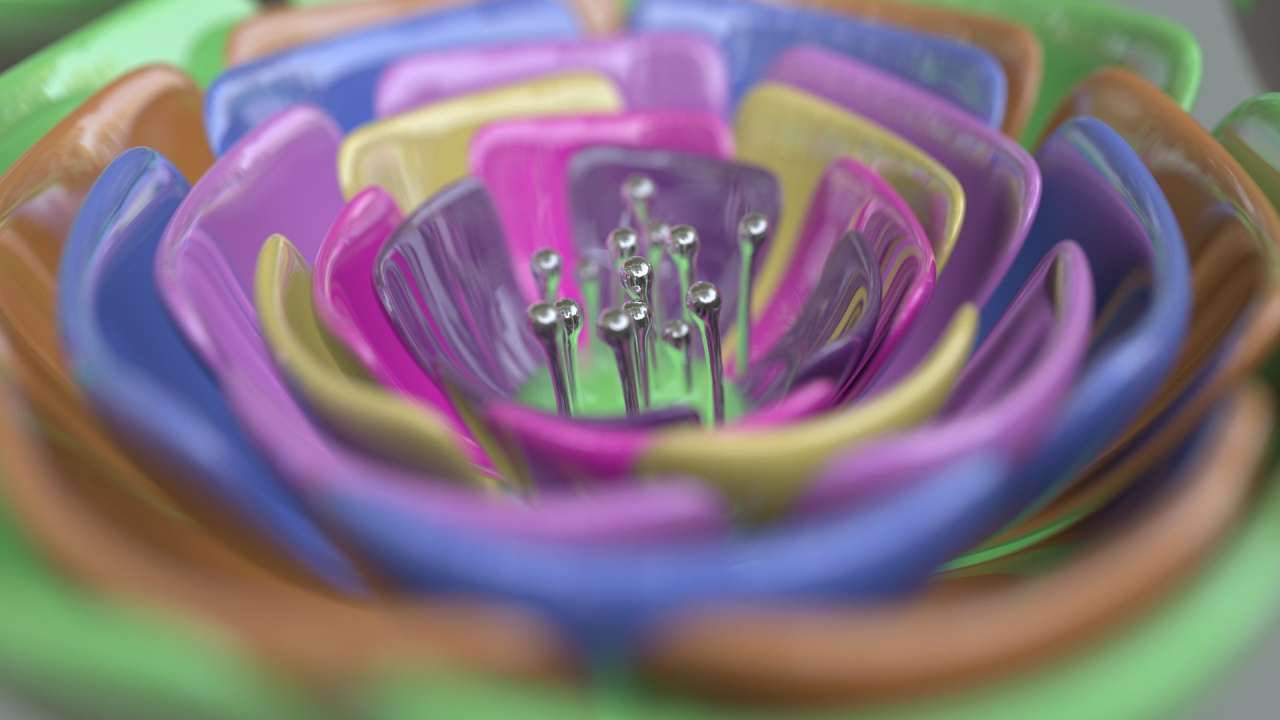 Mehrfarbige Haarspange Aus Kunststoff. Wallpaper in 1280x720 Resolution