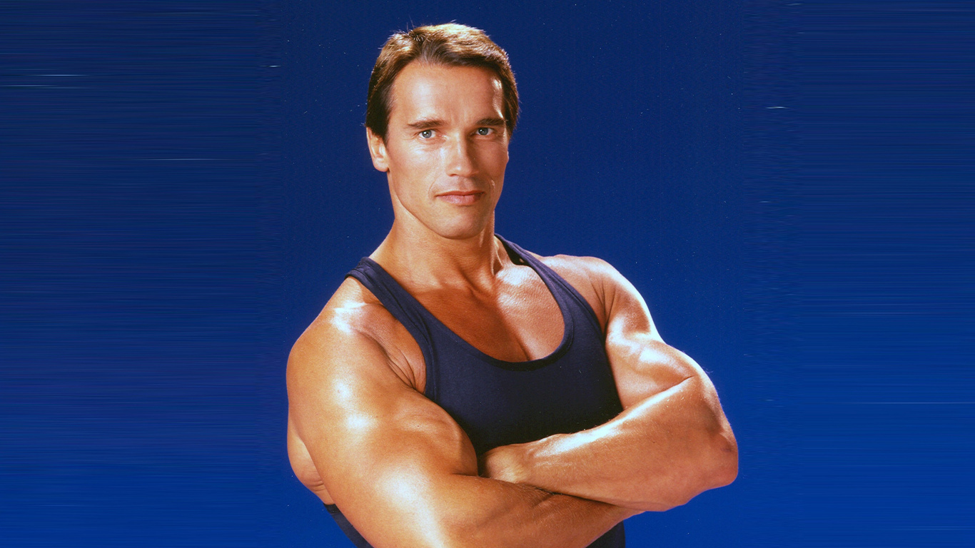 Arnold Schwarzenegger, Head, Hand, Arm, Shoulder. Wallpaper in 1366x768 Resolution